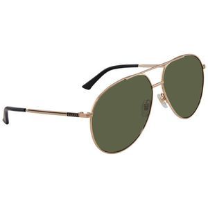 NEW Gucci Green and Gold Aviator Men's Sunglasses